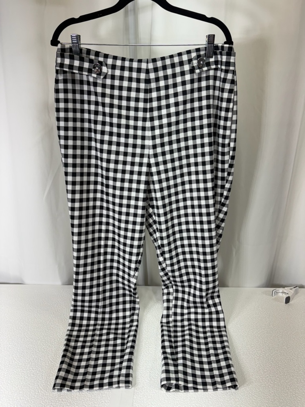 Cato Black and White Gingham Trousers 2835